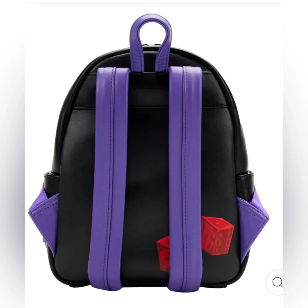 Loungefly Black Halloween Backpack with Spooky Design - Picture 4 of 7